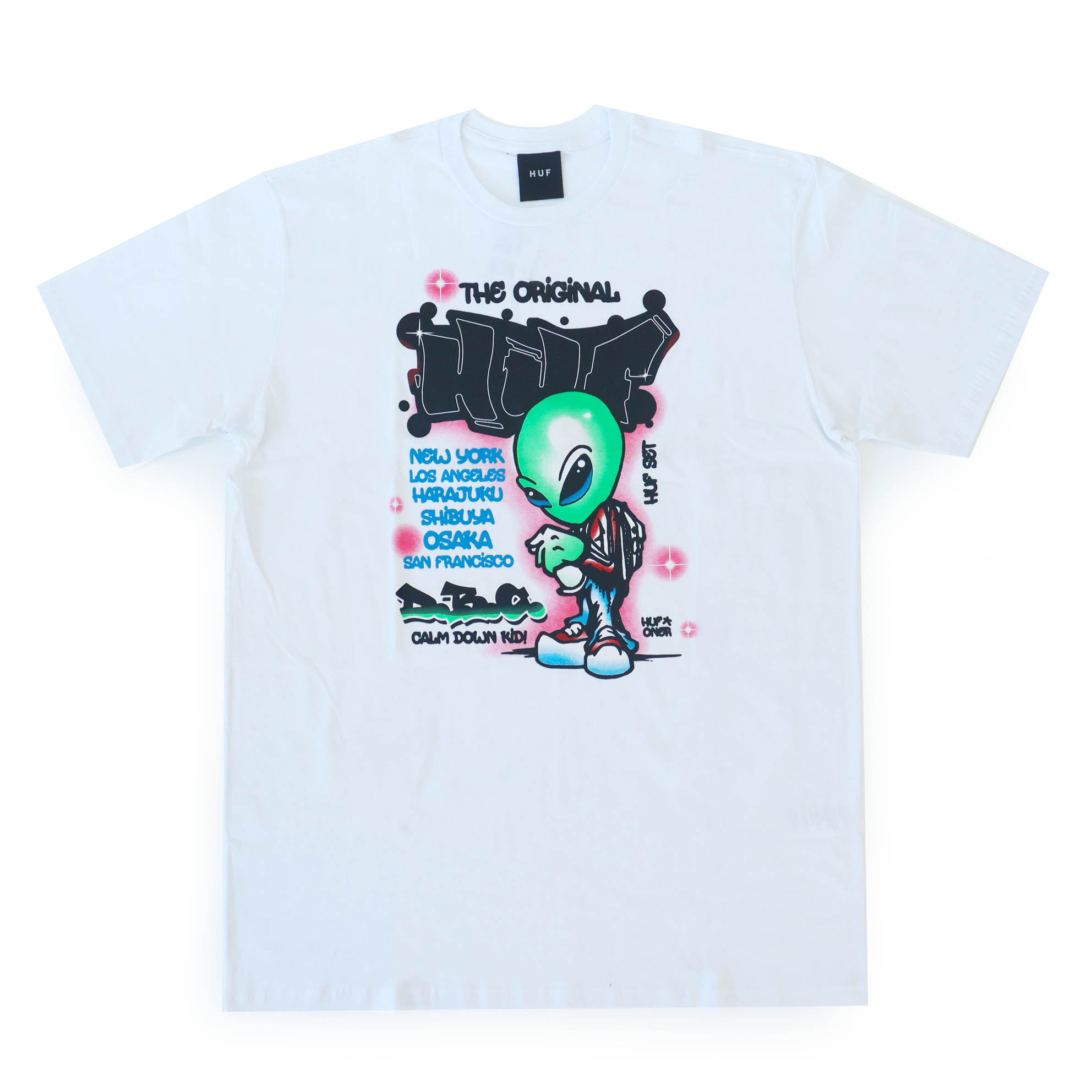 Camiseta HUF UFO - Branco