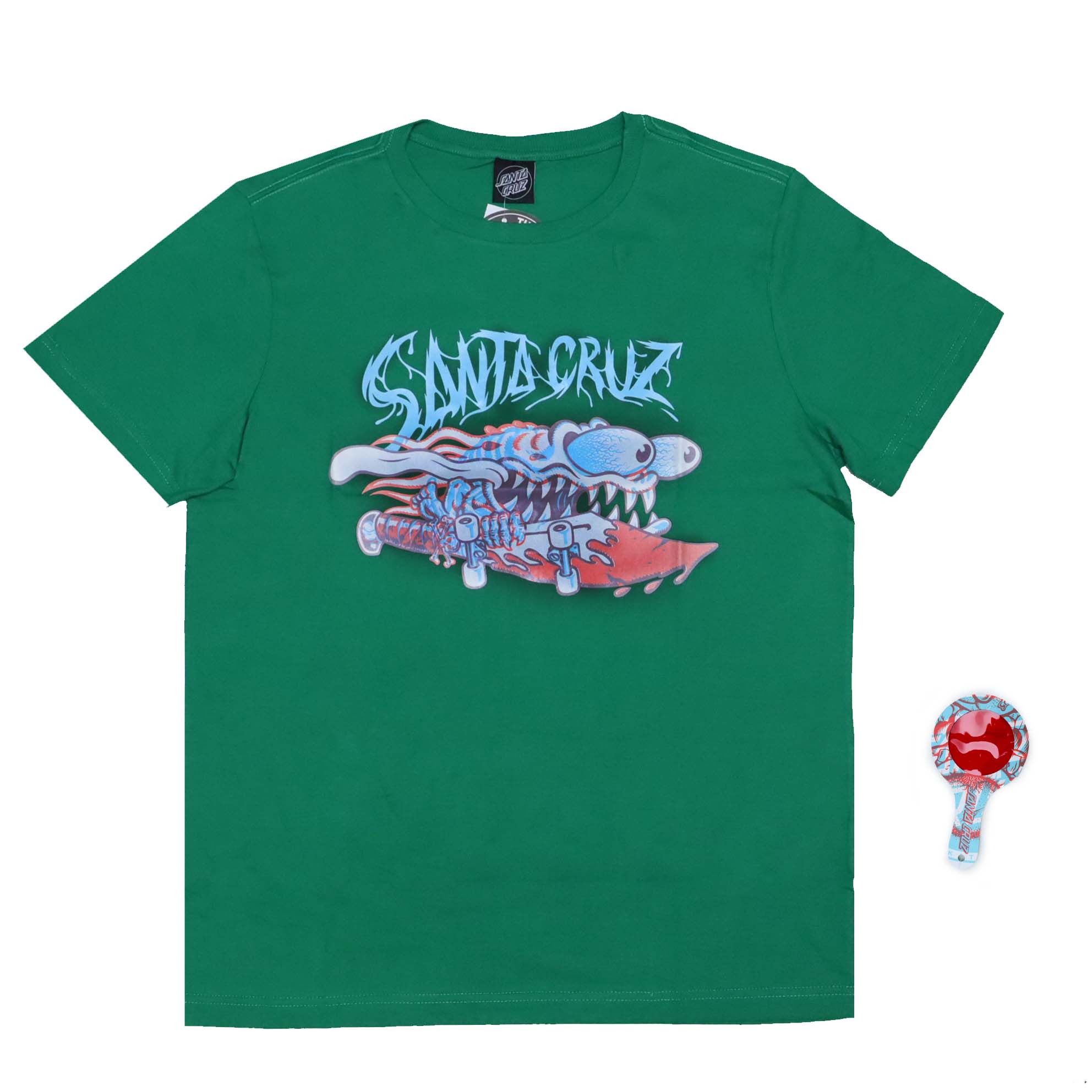 Camiseta Santa Cruz Decoder Slasher - Verde Bandeira