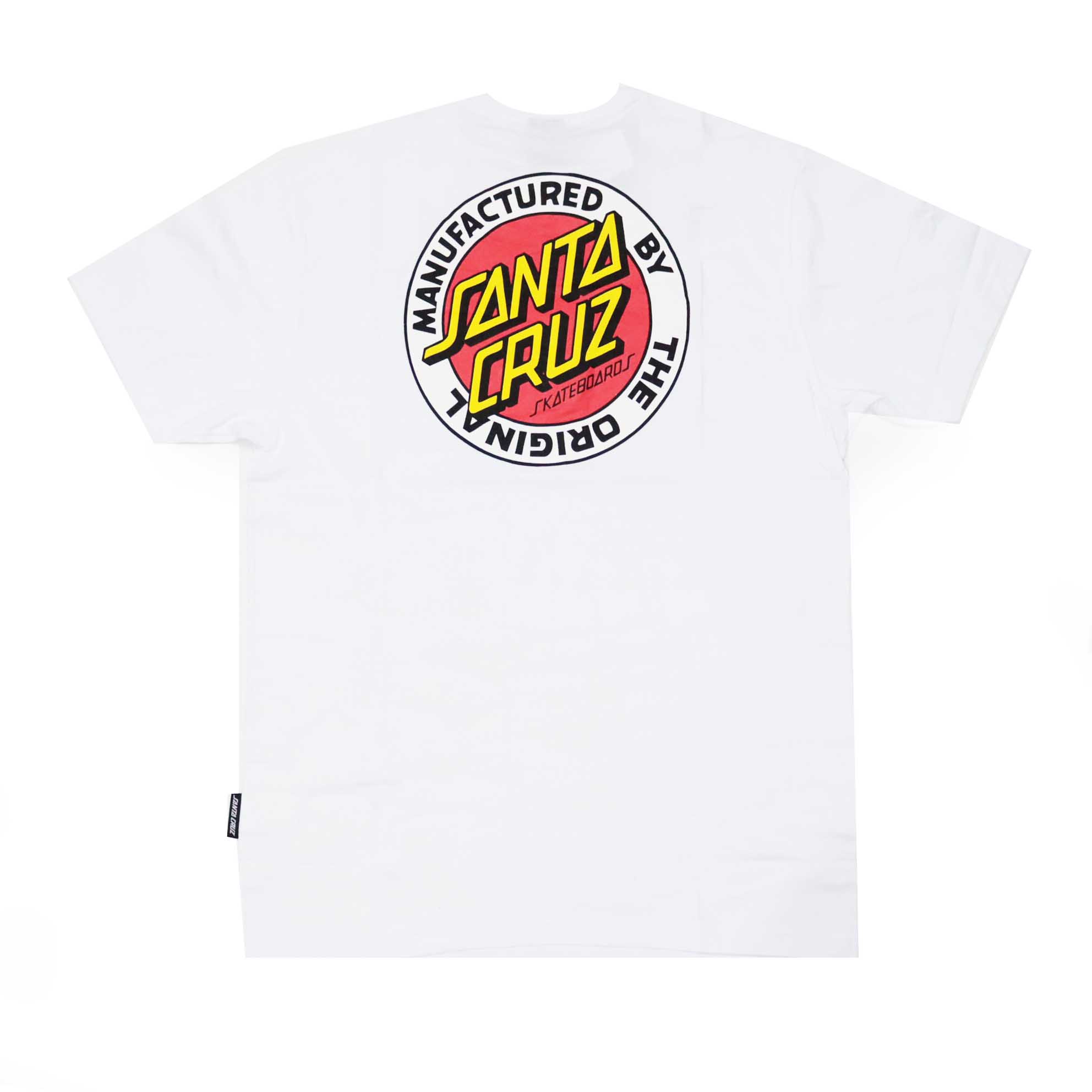 Camiseta Santa Cruz MFG Dot - Branco