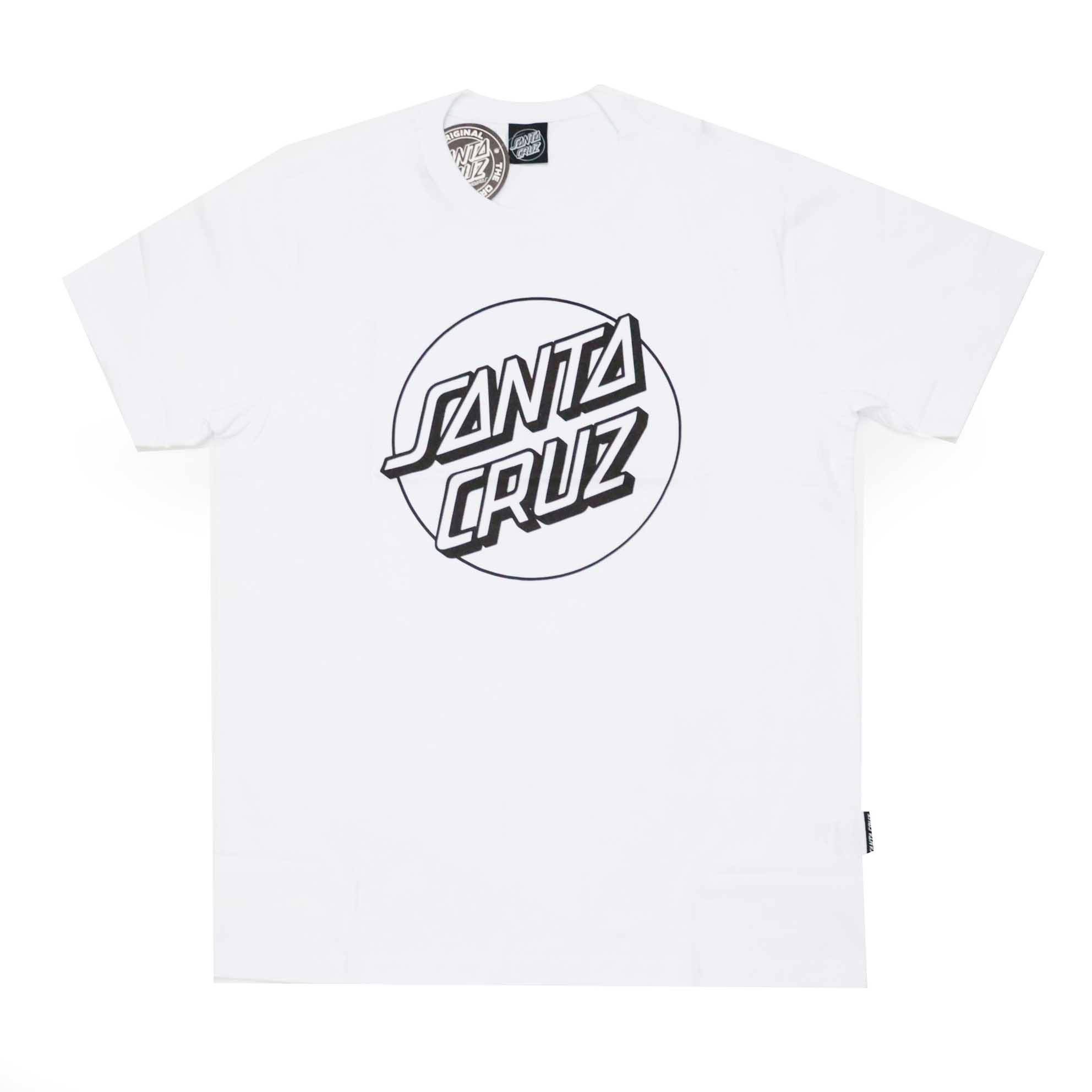 Camiseta Santa Cruz Opus Dot - Branco