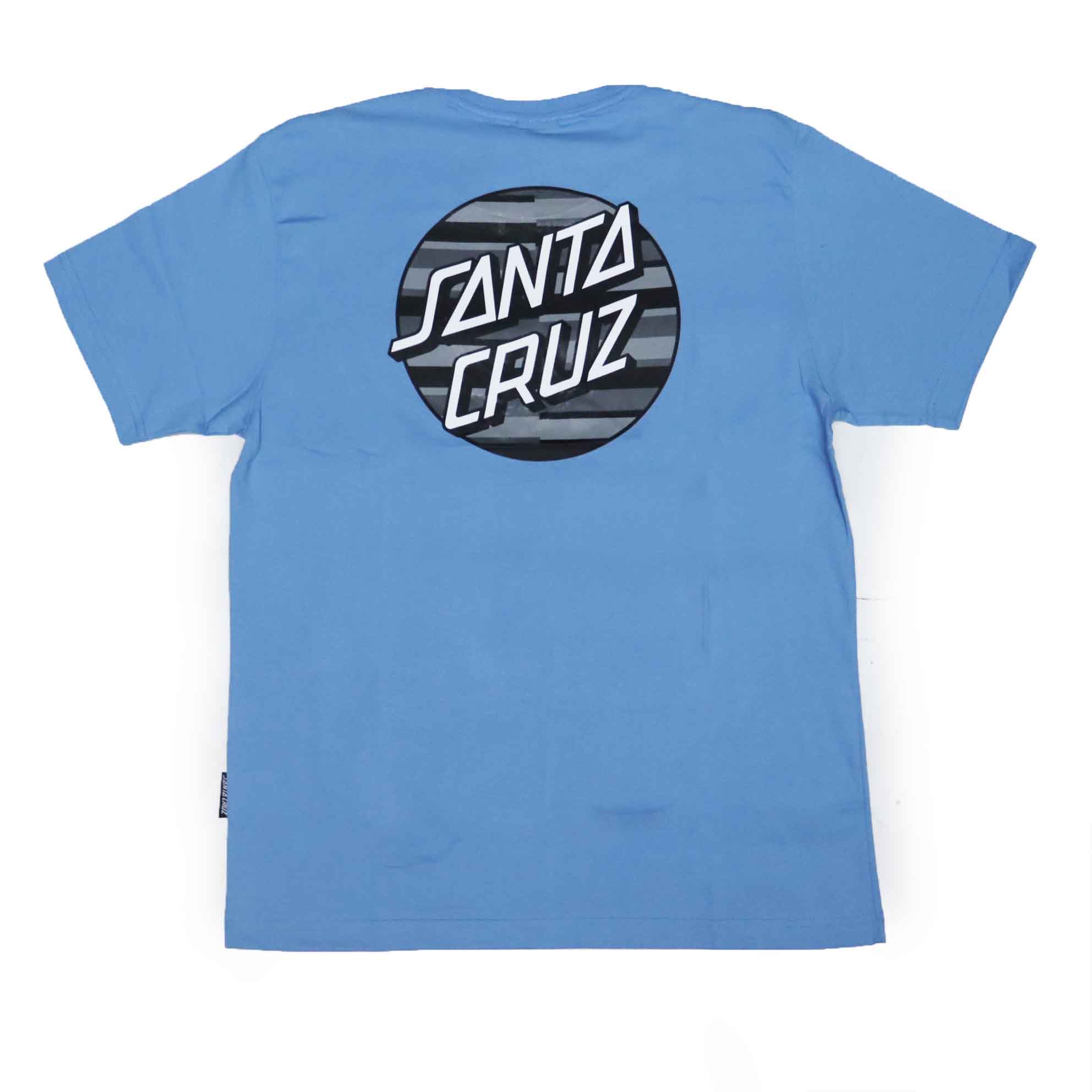 Camiseta Santa Cruz Stripe Dot - Azul Claro