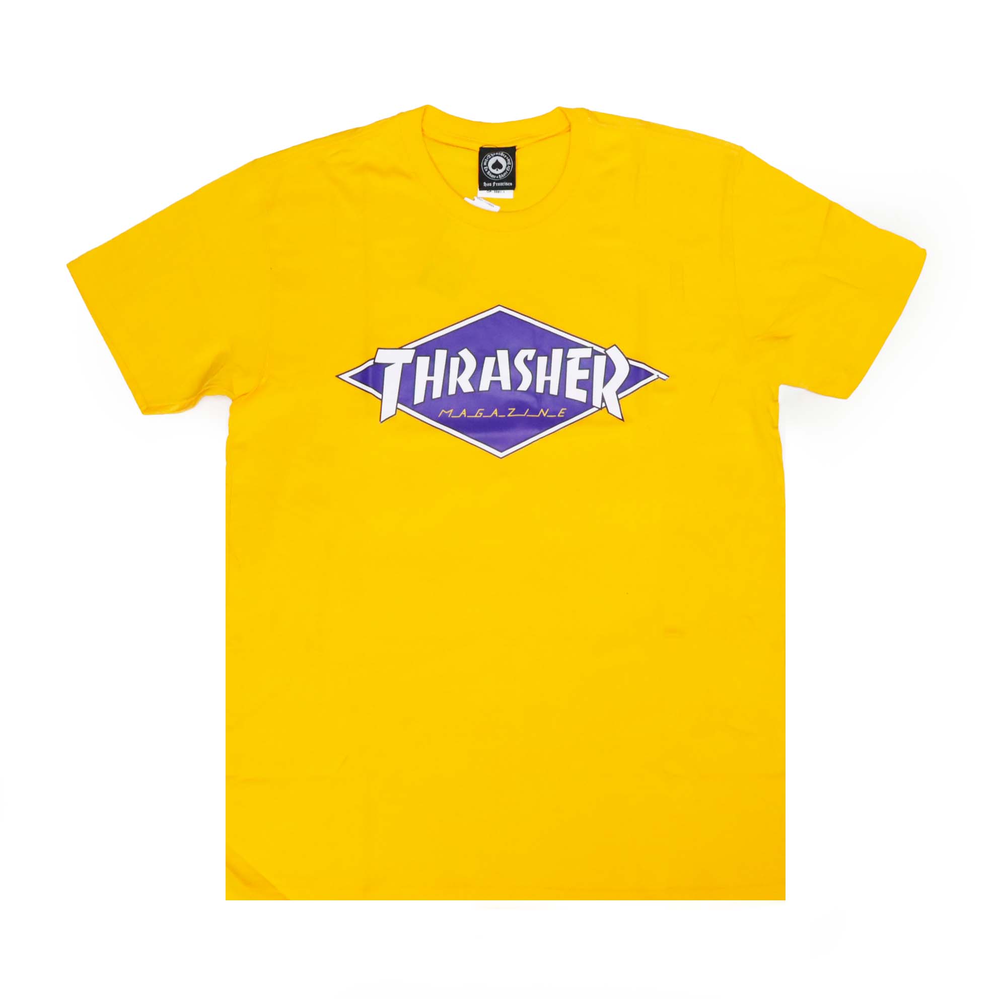Camiseta Thrasher Magazine Diamond Logo - Amarelo