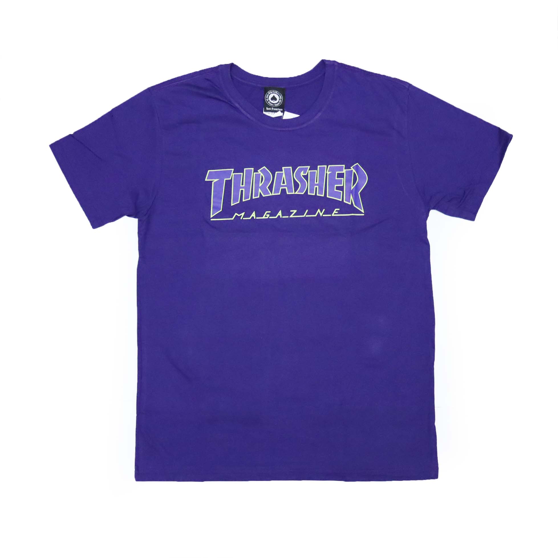 Camiseta Thrasher Magazine Outlined - Roxo/Verde