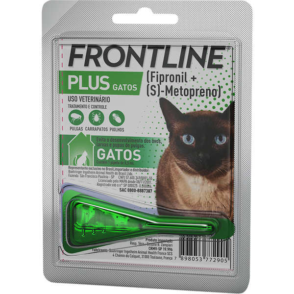 Frontline Plus 0,5ml - Gatos