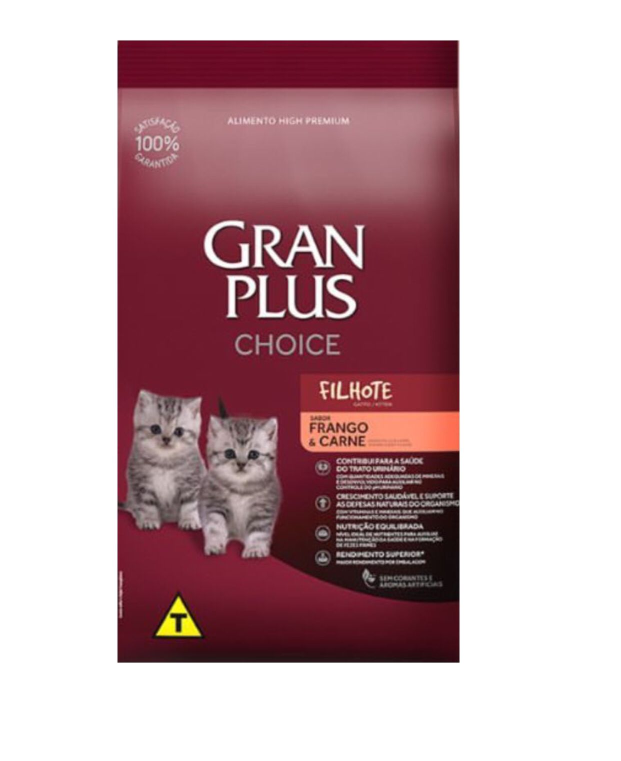Gran Plus Choice Gatos Filhotes Frango e Carne 10kg