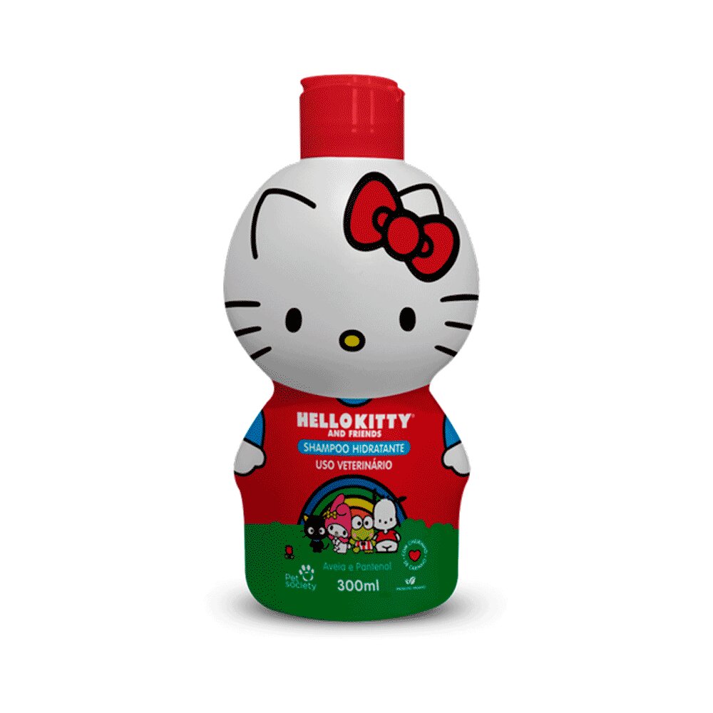 Shampoo Hidratante Hello Kitty Pet Society - 300 ml