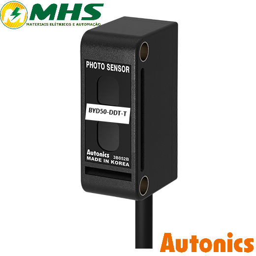 Sensor Fotoelétrico Reflexivo BYD50-DDT-T 12-24VDC Autonics