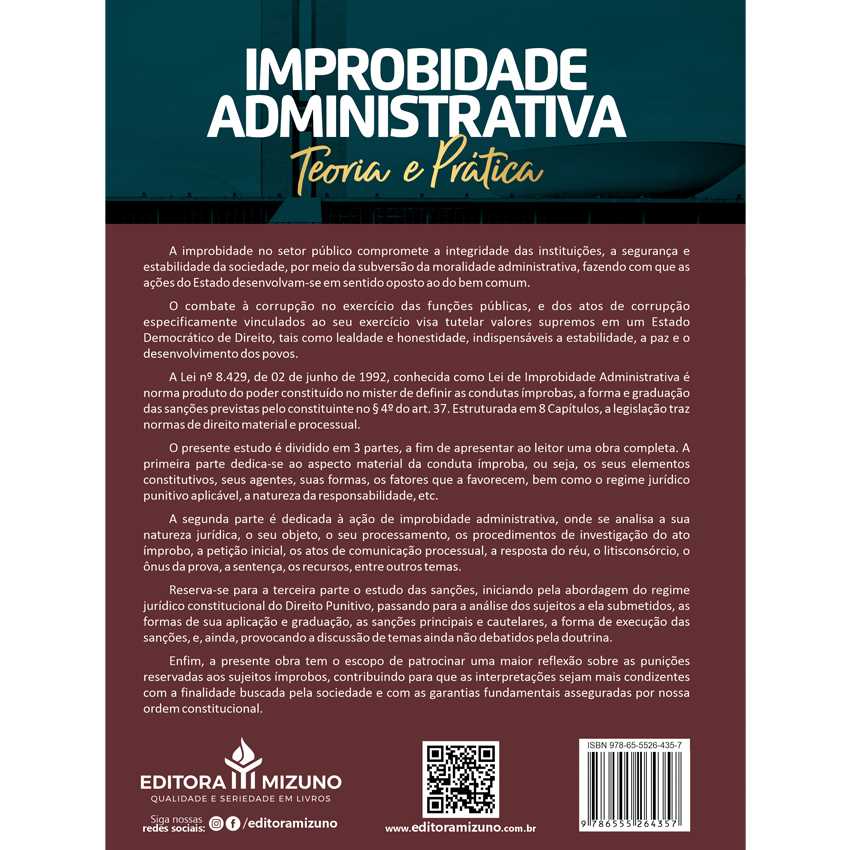 Improbidade Administrativa - Teoria e Prática - 6ª Edição