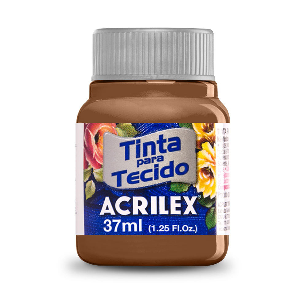 Tinta para Tecido Chocolate 37ml Acrilex