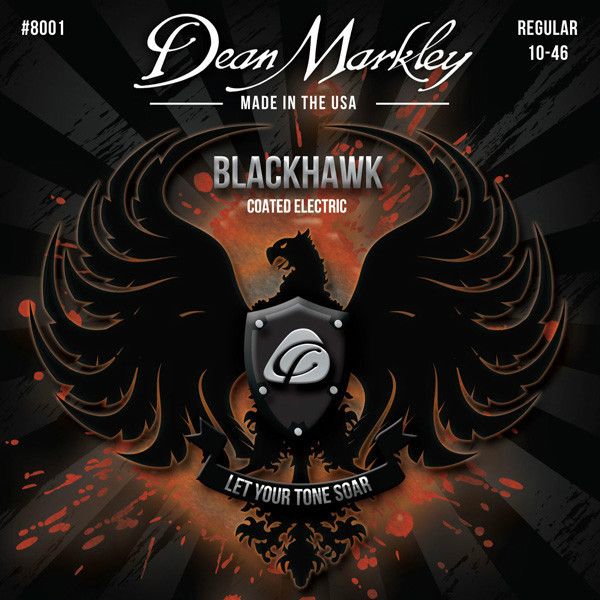 ENCORDOAMENTO GUITARRA BLACKHAWK REGULAR 10-46 8001- DEAN MARKLEY