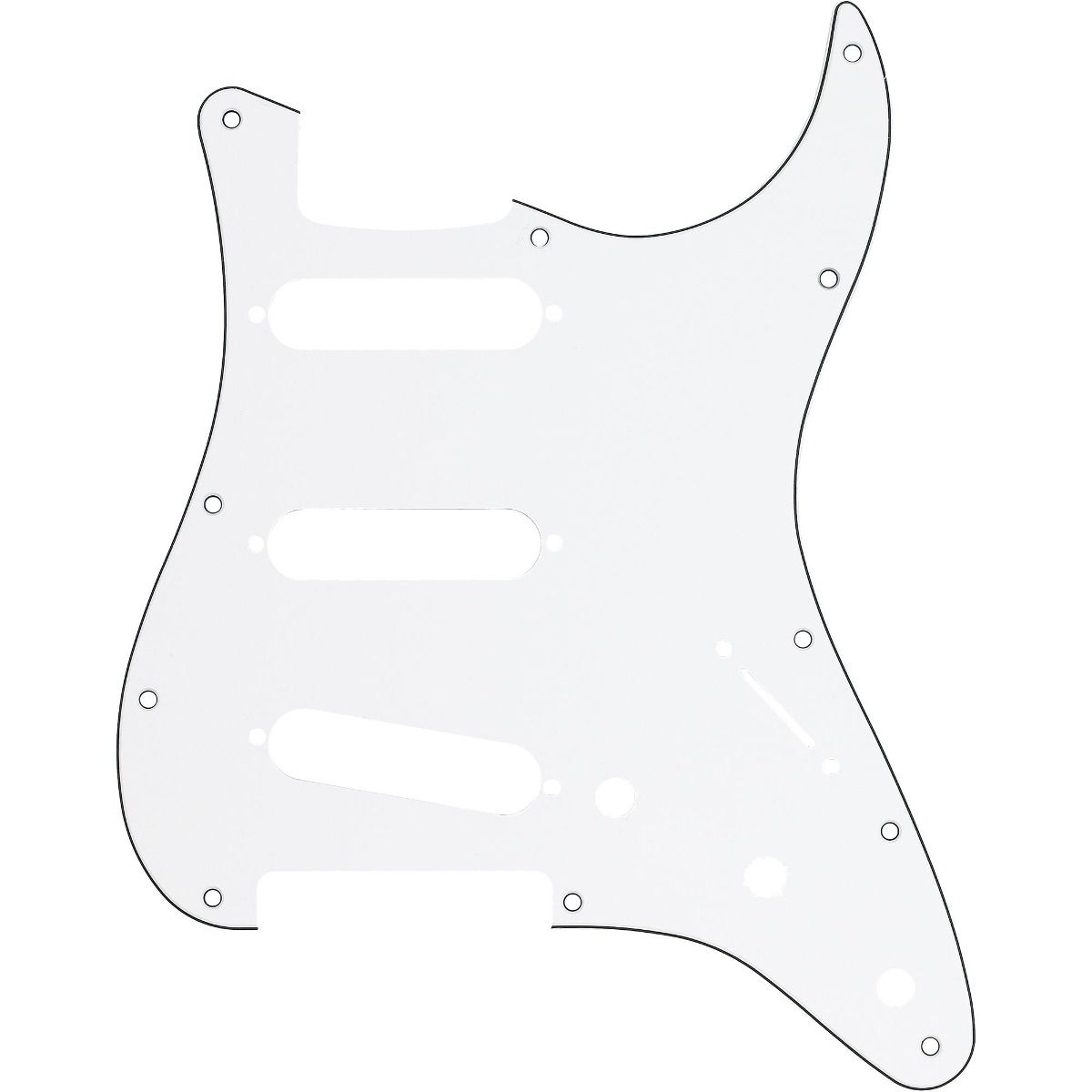 Escudo Para Guitarra Stratocaster Sss Branco - Fender