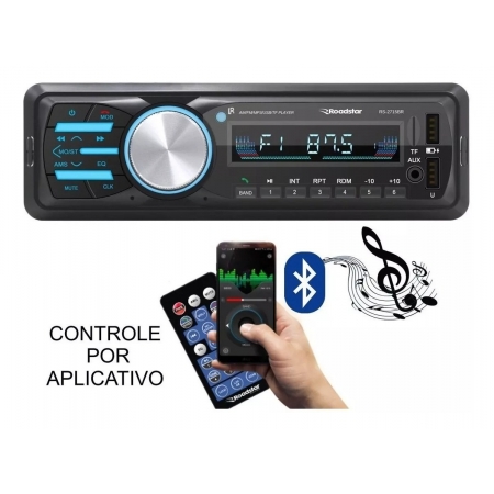 Som Automotivo Roadstar Rs-2715br Bluetooth Controle Remoto