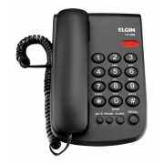 Telefone Fixo Elgin Tcf 2000 Preto Parede Mesa