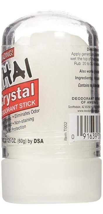 Desodorante Natural Pedra Cristal Tailandês 60g Antialérgico