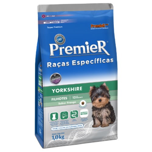 Ração Premier Pet Raças Específicas Yorkshire para Cães Filhotes Sabor Frango  - Pet Shop Dog Store