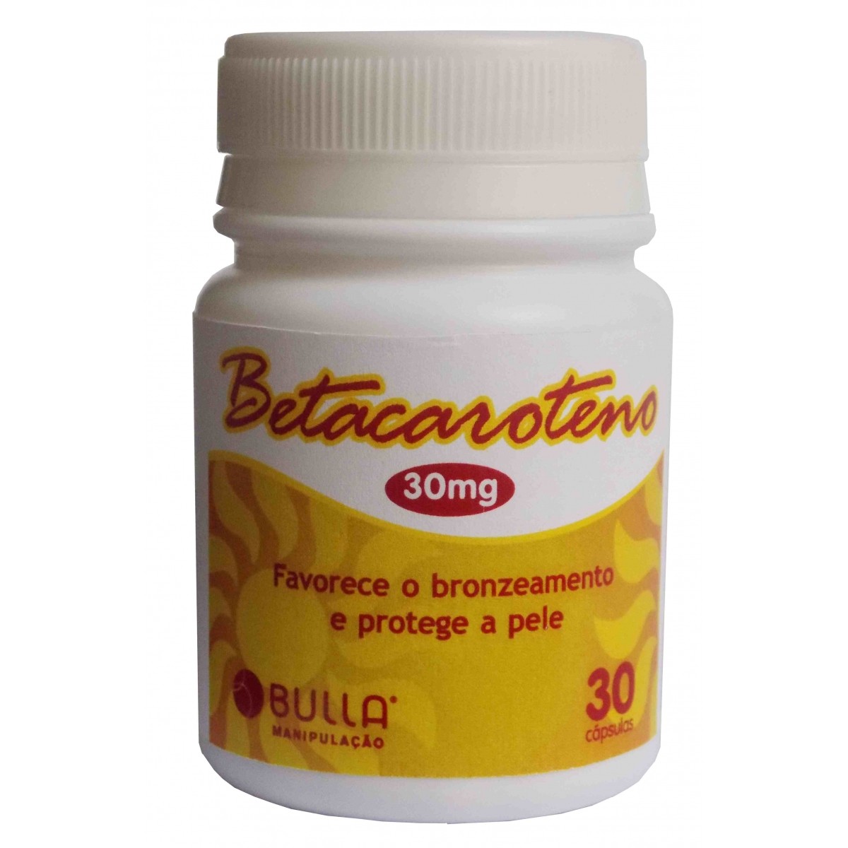 Betacaroteno 30mg   - Bulla Farmácia de Manipulação