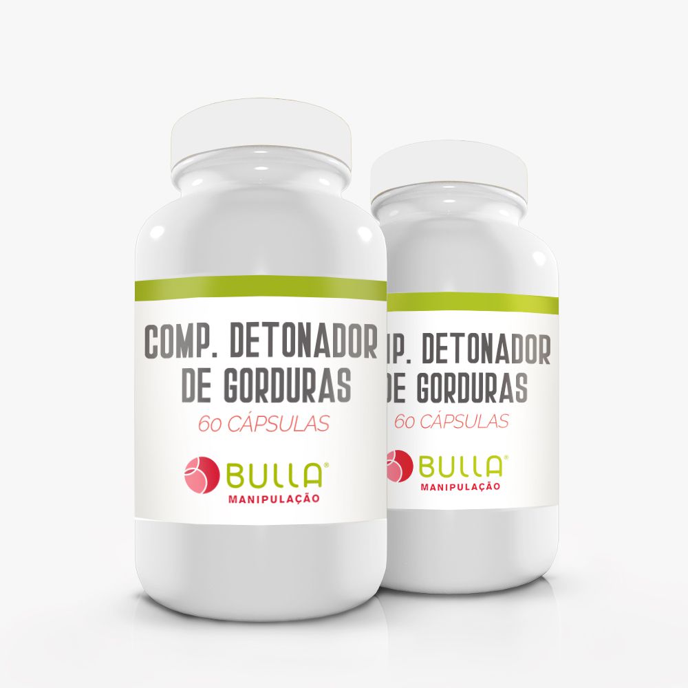 Detonador de Gorduras - 60 cápsulas  - Bulla Farmácia de Manipulação