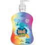Slime de Banho Kit com Sabonete Líquido Azul Shampoo e Condicionador