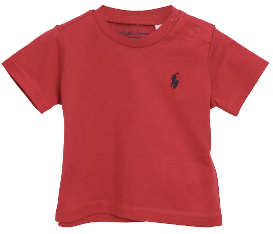 Camiseta Infantil Vermelha Ralph Lauren