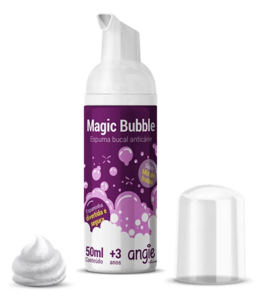 Espuma Bucal Anti-Cárie magic Bubble Angie