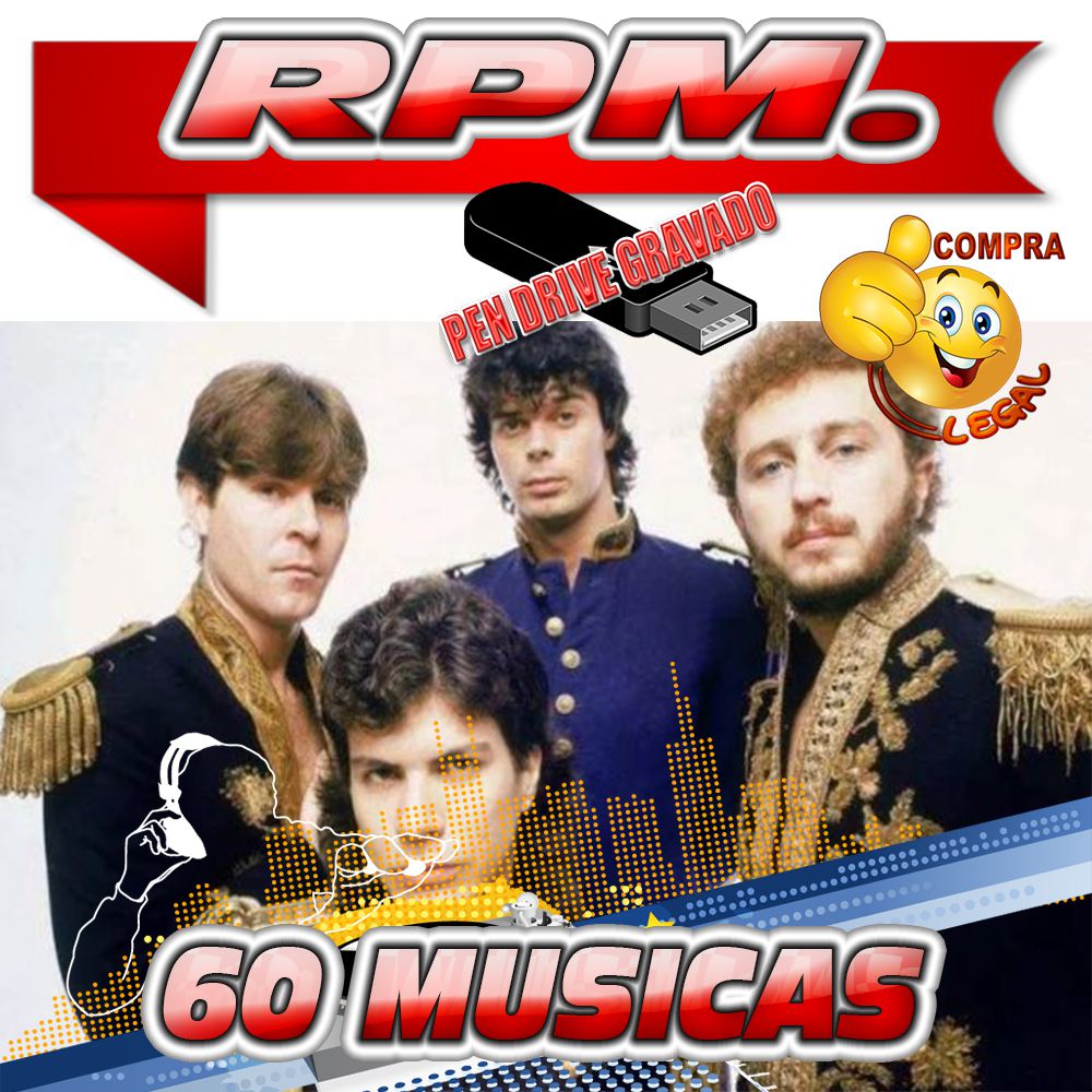 PENDRIVE GRAVADO MUSICAS RPM