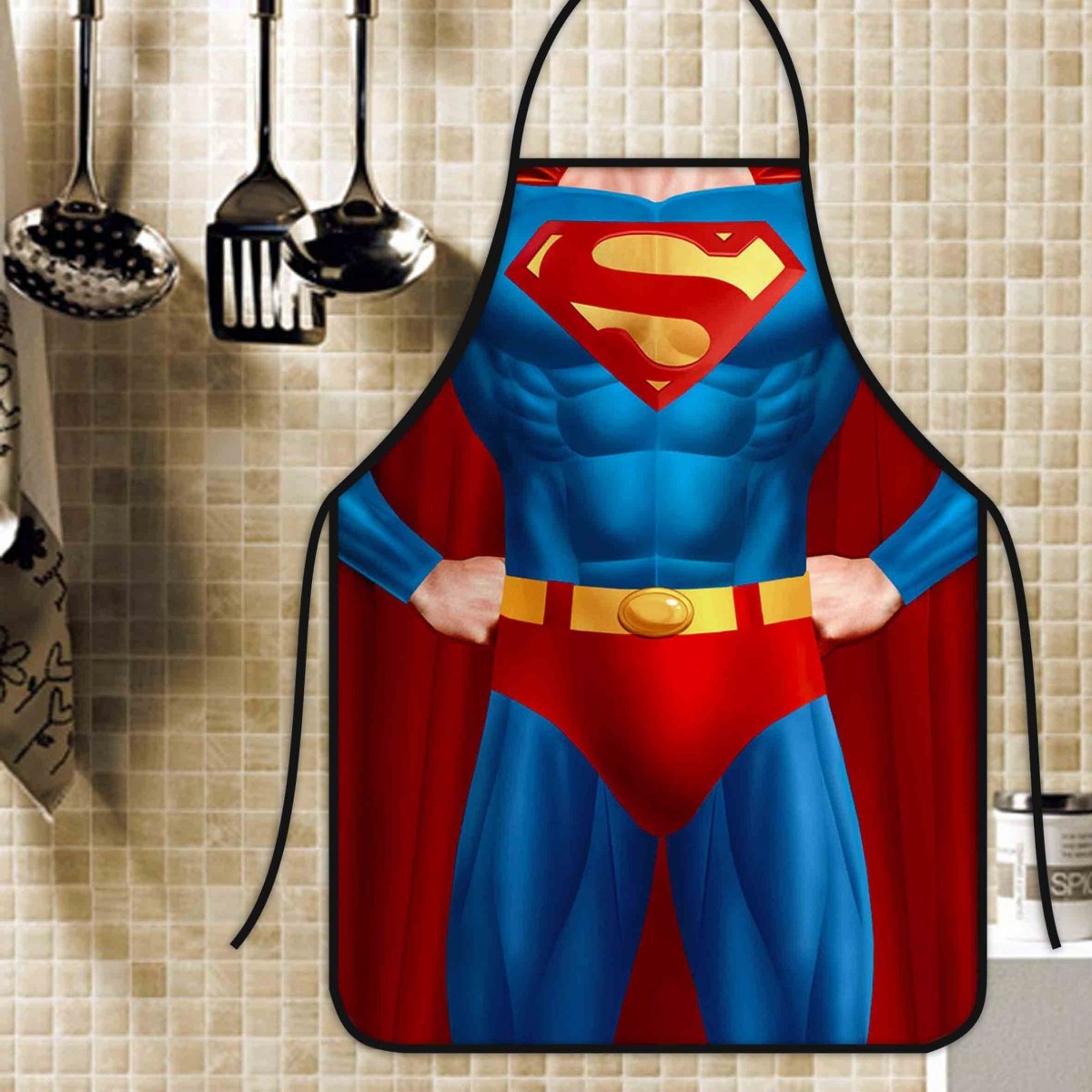 Avental Divertido E Personalizado: Superman - RECANTO DA COSTURA