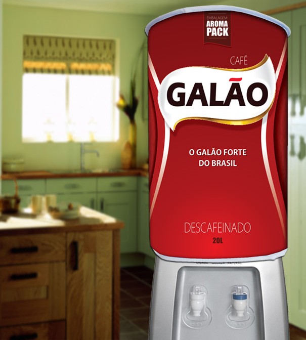 Capa De Galão De Água Divertida 20l: Café Galão - RECANTO DA COSTURA