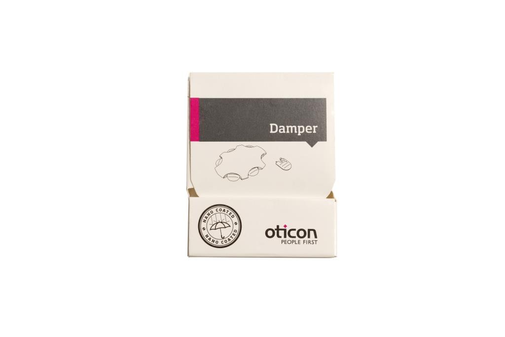 DAMPER (OTICON) - Filtro do Gancho - Estojo com 6 unidades - SONORA