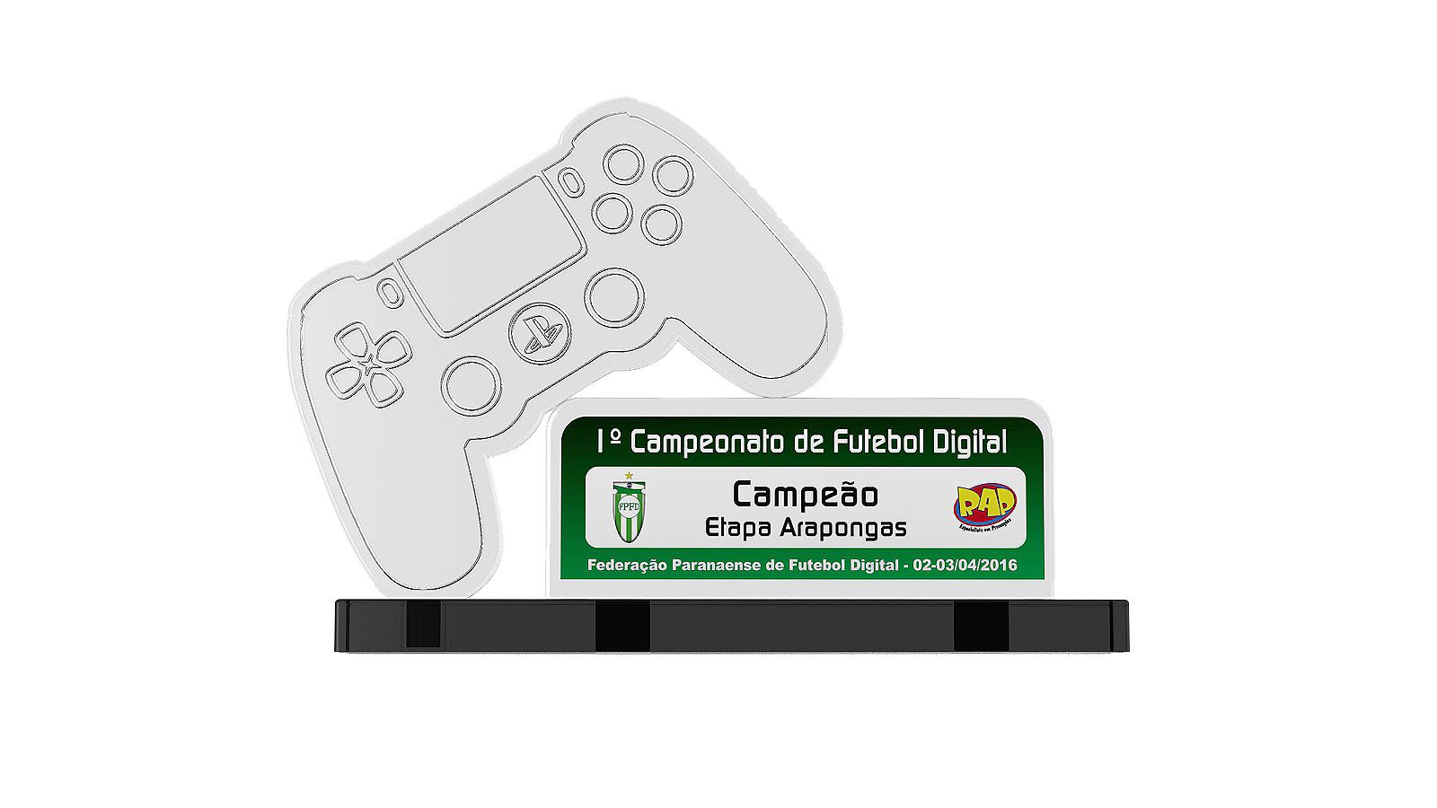 Troféu Personalizado Game GME1000 16X10cm