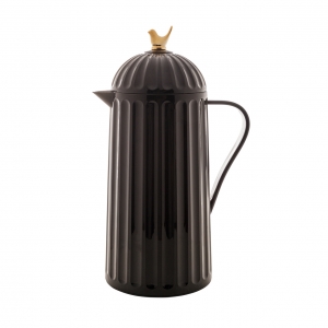 Garrafa Térmica 1L  para café ou chá de plástico preto Bird Wolff - 28850