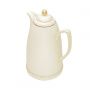 Garrafa Térmica 900ml para café ou chá de porcelana creme Renda Wolff - 35491