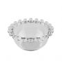 Jogo 4 bowls 9 cm para sobremesa de cristal transparente Pearl Wolff - 27896