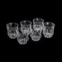 Jogo 6 copos 280ml para whisky de cristal transparente Soho Bohemia - 5436