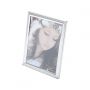 Porta-retrato 13 x 18 cm de plástico prateado Family Prestige - 25507