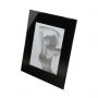 Porta-retrato 13 x 18 cm de vidro Preto Prestige - 9467