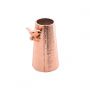 Vaso decorativo solitário 14,50 cm de cerâmica rosé gold Bird Prestige - 25671