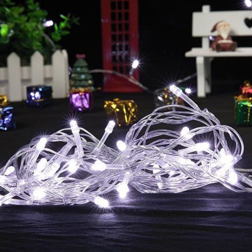 Pisca de Natal 100 LED 4 Funções Fio Transparente Luz Branca 9,5 Metros -  Tudo Natal - O Melhor Preço em Pisca Pisca e Iluminação de Natal!