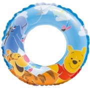 Boia redonda para criança Ursinho Pooh - Boia inflável 51cm para piscina Intex 58228NP