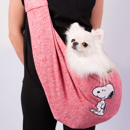 Bolsa de transporte para cães modelo Sling Snoopy Zooz Pets
