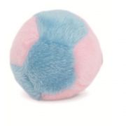 Brinquedo para cachorro Bolinha de Pelúcia (Bola de pelúcia sonora ao apertar) Chalesco Rosa/Azul Bebê
