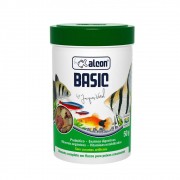 Ração Flocos para peixe de Aquario: Alimento para peixes Alcon Basic 50g
