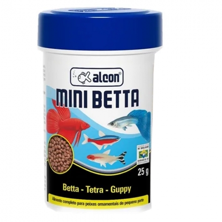 Ração para peixes Ornamentais Tetra Mini Betta 25g Alcon Pet