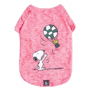 Roupinha para cães Camiseta Snoopy para cachorro Snoopy Wood Balloon ZooZ Pets