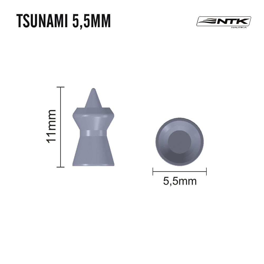 Chumbinho NTK Tático Tsunami 5,5mm