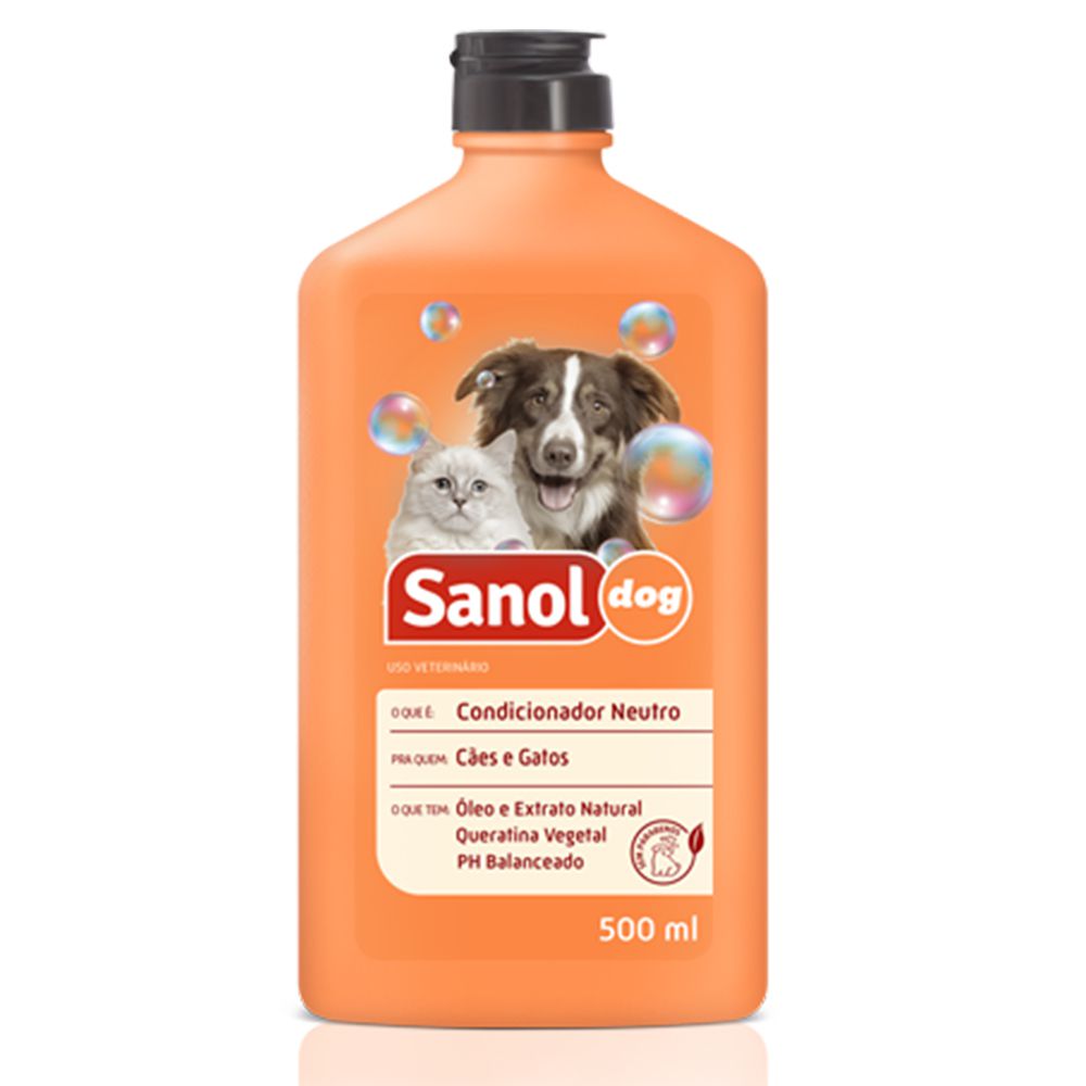 Combo Kit para Banho em Cachorros filhotes: Shampoo, Condicionador e Perfume Baby Filhotes Sanol