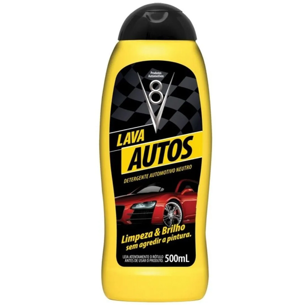 Detergente Automotivo Lava Auto Shampoo para lavar Carros V8 500ml