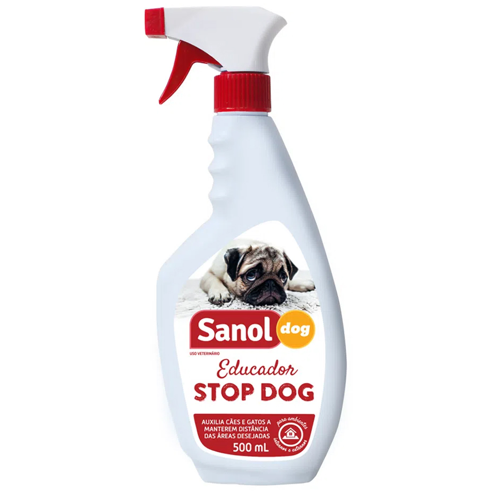 Educador para cães STOP DOG Repelente canino (Xixi Não Pode) Sanol 500ml