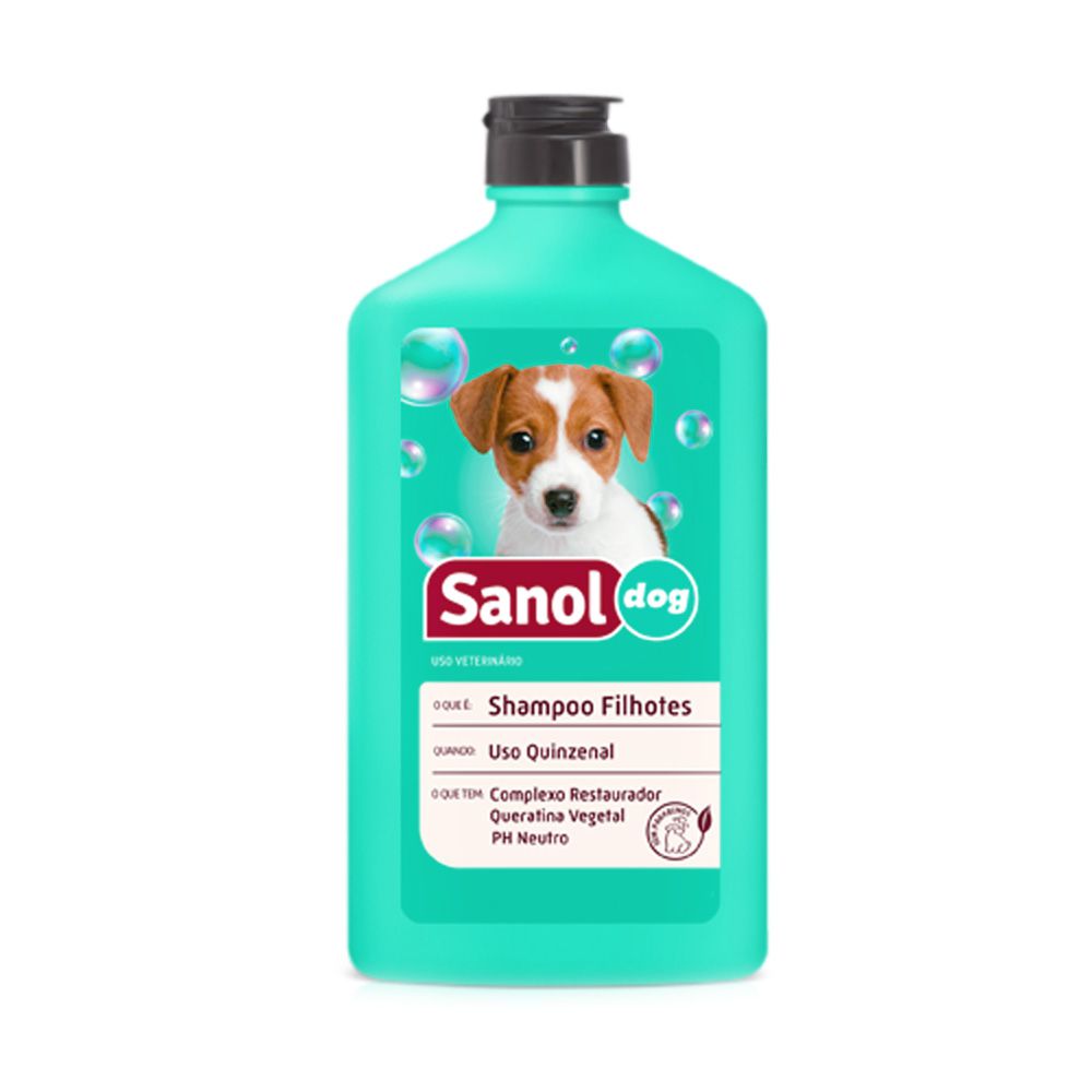 Combo para cachorro: Tapete higienico, Educador canino Xixi Pode e Xixi não pode sanol, Shampoo condicionador e coloônia filhotes