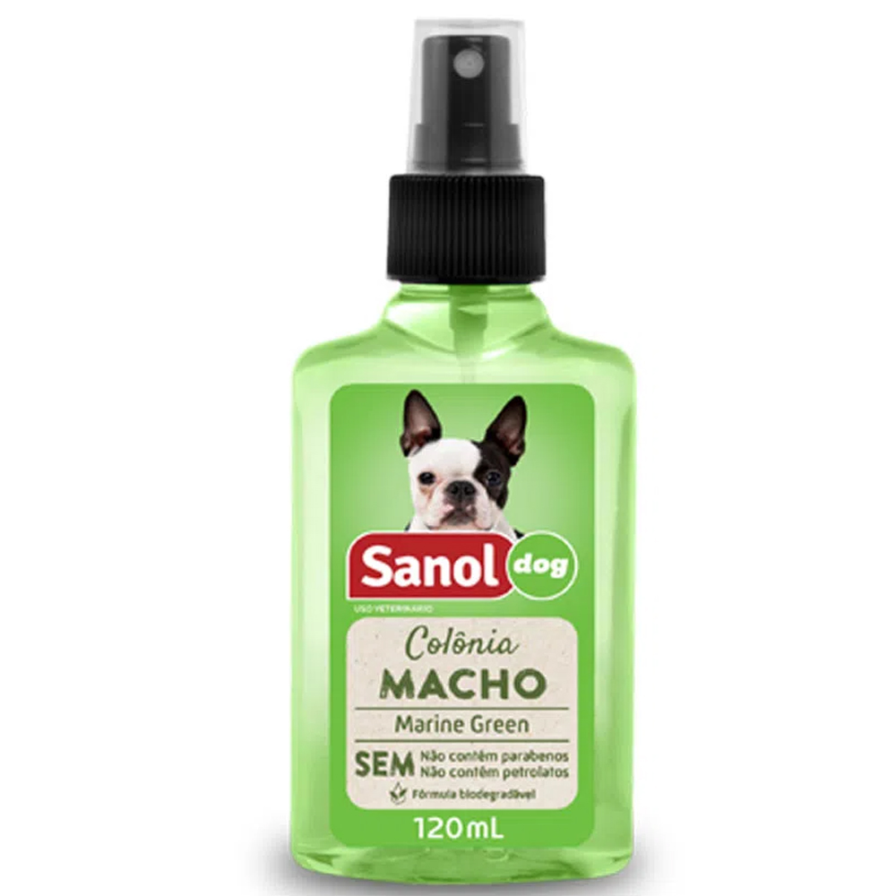 kit completo banho cães: Shampoo para Cães Pelos Claros + Condicionador Revitalizante + Perfume colônia Machos - Sanol D