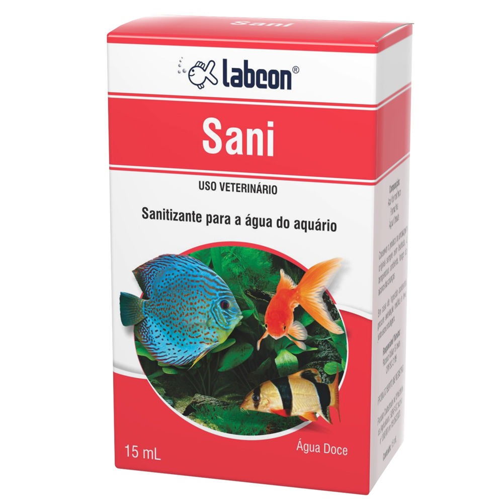 Labcon Sani para aquario: emilina mau cheiro na água do aquário